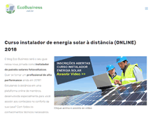Tablet Screenshot of ecobusiness.net.br